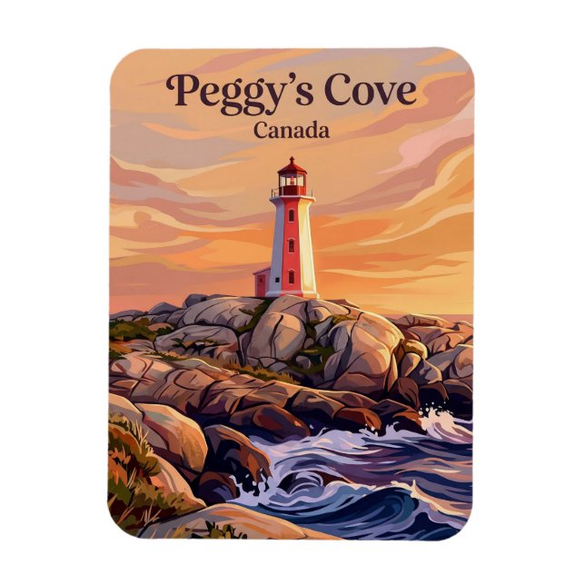 Peggy’s Cove Kanada Magnet (Vertikal)