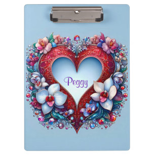 PEGGY ~ Valentinstag ~ Zwischenablage Klemmbrett