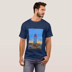 Peggy's Cove Leuchtturm Shirt Leuchtturm Route