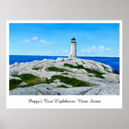 Peggy's Cove Lighthouse Poster