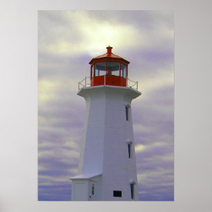 Peggy's Cove Lighthouse Poster Nova Scotia