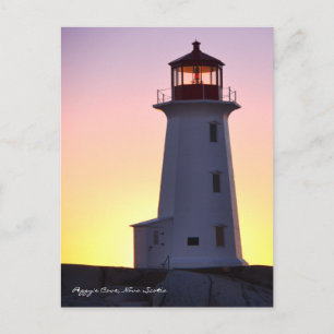 Peggy's Cove Lighthouse Route Nova Scotia Postkarte