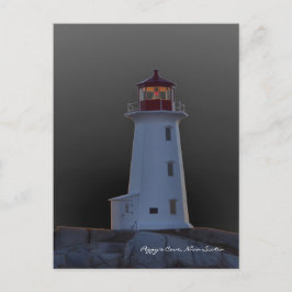Peggy's Cove Lighthouse Route Nova Scotia Postkarte