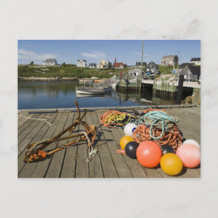 Peggy's Cove, Nova Scotia, Kanada 2 Postkarte