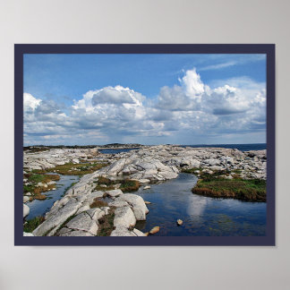 Peggy's Cove, Nova Scotia Kanada Poster