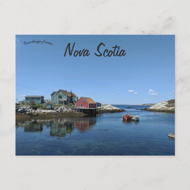 Peggys Cove Nova Scotia Kanada Postkarte (Vorderseite)