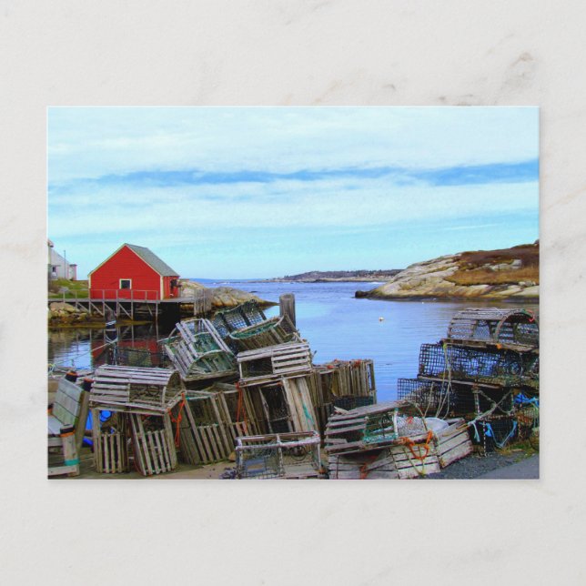 Peggy's Cove, Nova Scotia Postkarte (Vorderseite)
