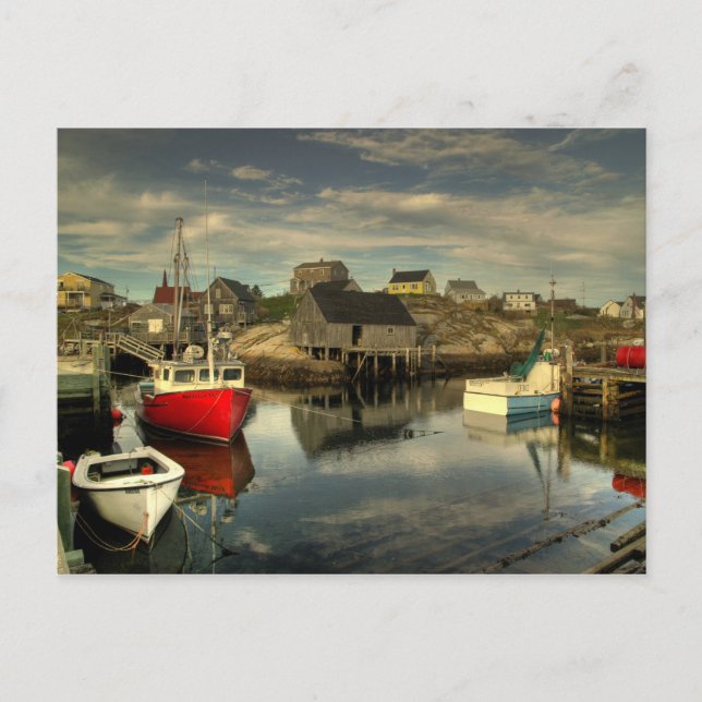 Peggy's Cove, Nova Scotia Postkarte (Vorderseite)