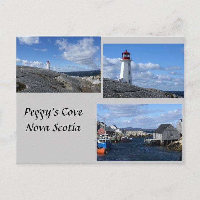 Peggy's Cove Nova Scotia Postkarte (Vorderseite)