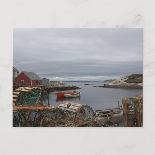 Peggy's Cove, Nova Scotia Postkarte (Vorderseite)