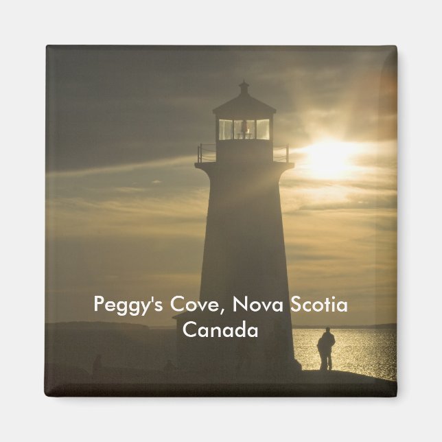 Peggy's Cove Sunset Magnet (Devant)