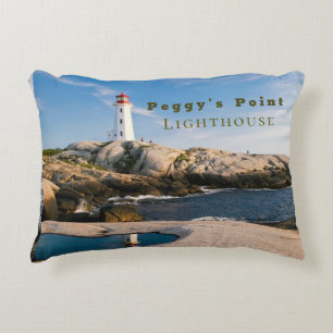 Peggys Point Lighthouse Atlantic Canada Dekokissen
