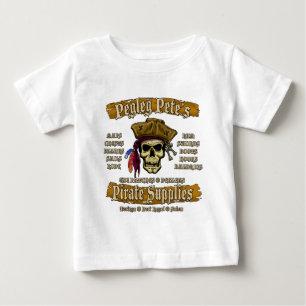 Pegleg Pets Piratenlieferungen Baby T-shirt