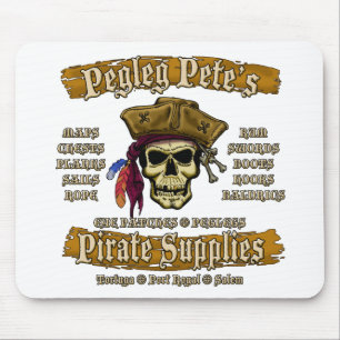 Pegleg Pets Piratenlieferungen Mousepad