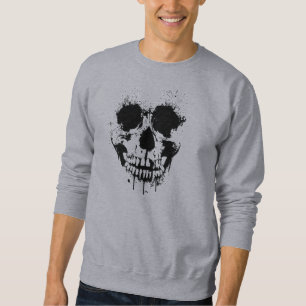 Peignez le sweatshirt de crâne d'égouttement
