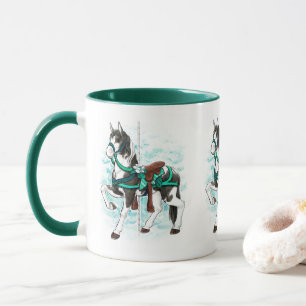 Peindre le carrousel Cheval Mug