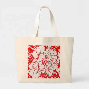 Peine coupée en papier chinoise en rouge - Sac