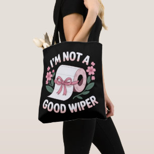 Peinlich, ich bin kein guter Wischer Lustiger Humo Tasche