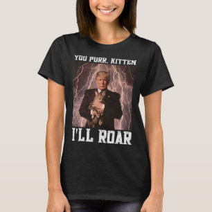 Peinlicher Alpha Trump Kitten Meme Katzen Beschütz T-Shirt