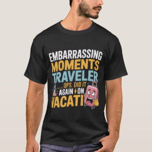 Peinliches Reisender Lustiges Erwachsenen-T-Shirt T-Shirt