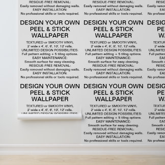 PEINT PAPIER DE BÂTIMENT PERSONNALISÉ PEEL PERSONNALISÉ 
