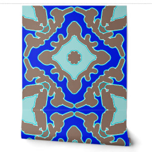 Peint Papier peint, Vibrant coloré design classique tend