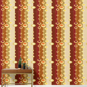 Peint Retro disco les années 70 terroir vibes papier pei