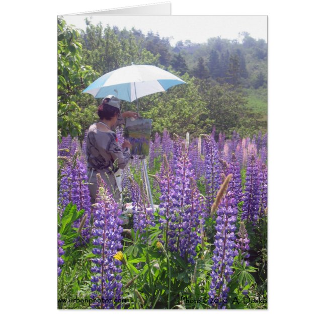 Peintre Lupine 5x7 (Devant)