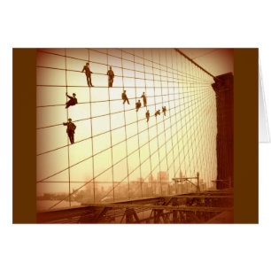 Peintres Vintage Brooklyn Bridge