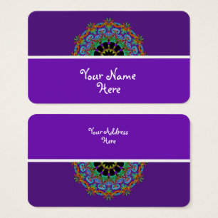 Peinture à la main Mandala Horloge Face 24