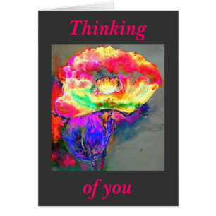 Peinture à l'aquarelle de pavot abstrait jaune