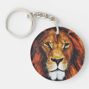 Peinture à l'huile 3d d'un lion