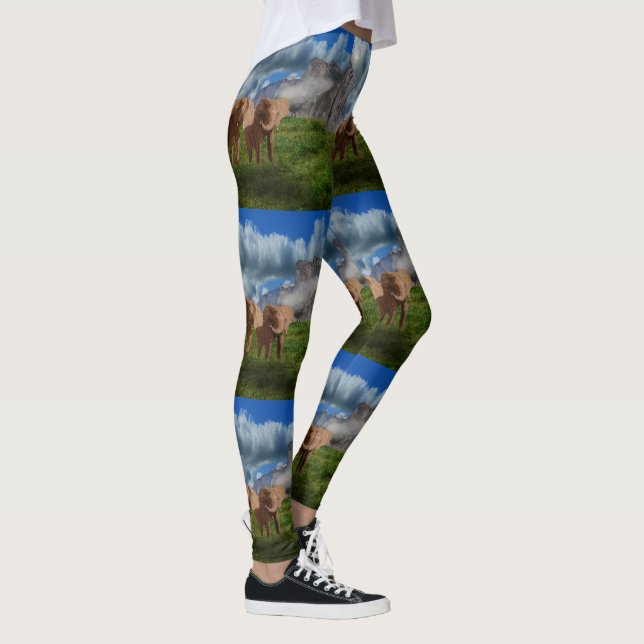 Peinture à l'huile d'éléphant, Leggings (Droite)