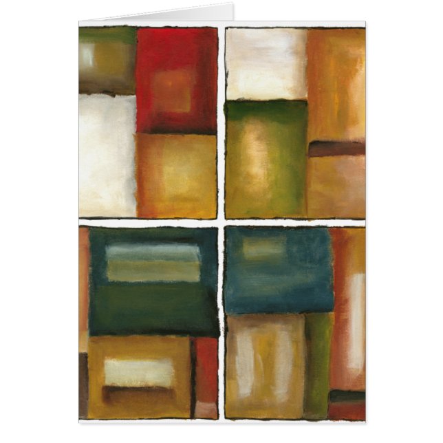 Peinture à quatre panneaux par Jennifer Goldberger (Devant)