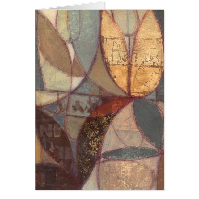 Peinture Abstraite de feuilles florales par Norman (Devant)
