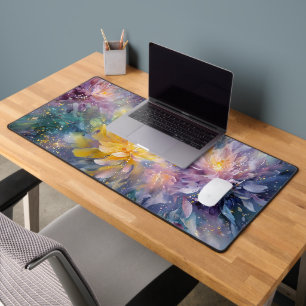 Peinture Abstraite Florale Vibrante avec Explosion