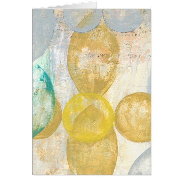 Peinture Abstraite moderne sur papier journal (Devant)