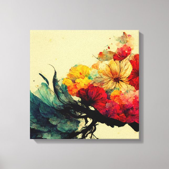 Peinture Abstraite "Pygmy Ambrosia". Impression Ca (Recto)