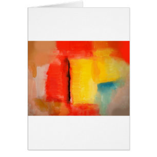 Peinture Abstraite rouge moderne