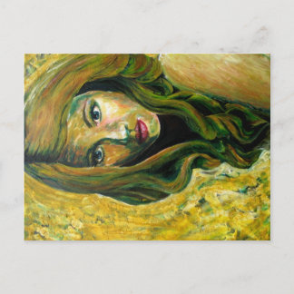 Peinture acrylique "Remedios la Bella" - Carte pos