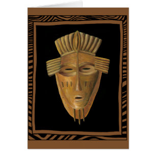 Peinture africaine de masque par Chariklia Zarris