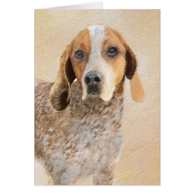 Peinture américaine anglaise sur pilon - Chien Art (Devant)