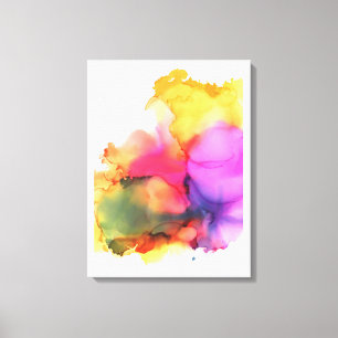 Peinture aquarelle Art mural moderne boho