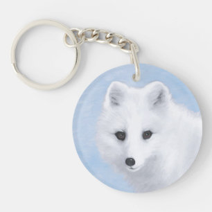 Peinture Arctic Fox - Art original de la faune