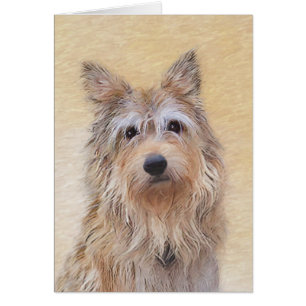 Peinture Berger Picard - Joli art original chien