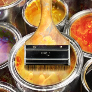 Peinture Boîtes de travail de Peinture Carte de vi