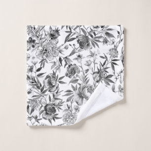Peinture botanique florale à l'aquarelle en chinoi