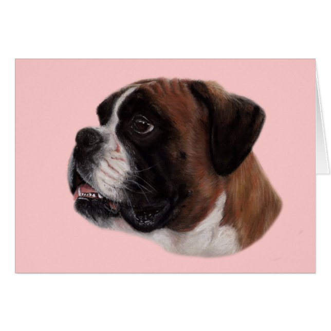 Peinture Boxer Pastel (Devant horizontal)