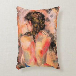 Peinture corporelle Coussin de femme séduisante