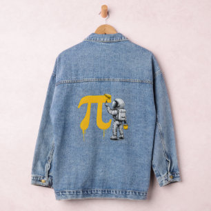 Peinture d'astronaute cool symbole pi jour de Pi